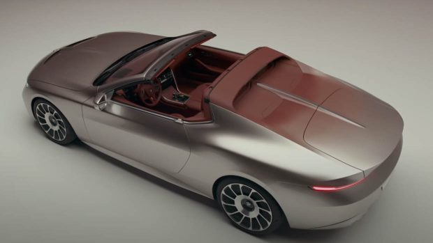 2024 BMW Skytop concept top down 3/4 view Credit: Youcar